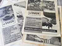 14 folhetos coleccionáveis da coleção "Bem comer", do jornal "A Tarde