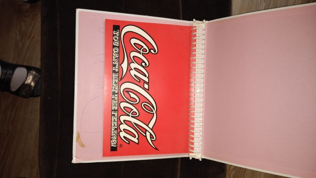 Coca Cola unikalny  notatnik z 1993r.