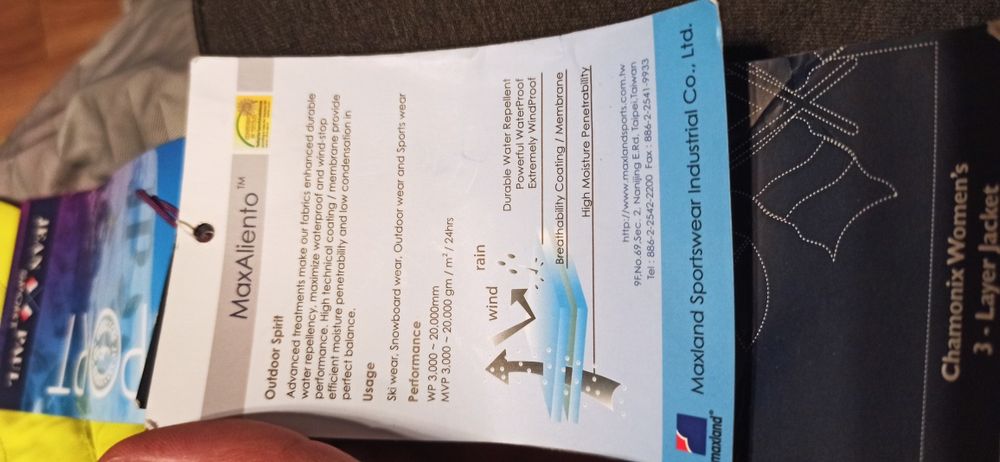 Kurtka narciarska firmy Jean Paul. Membrana. Nowa