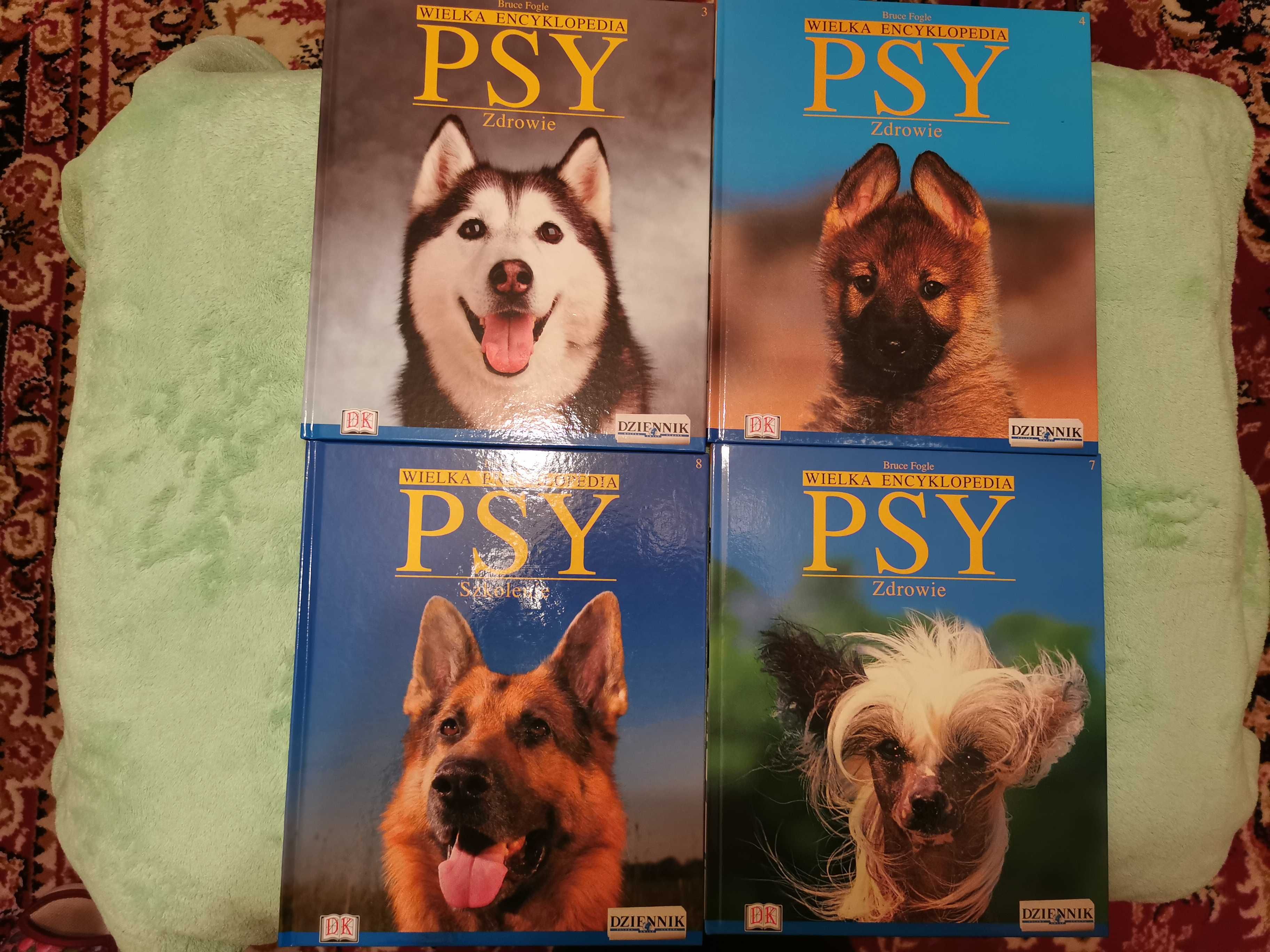 Wielka encyklopedia psów- Bruce Fogle 16 tomów