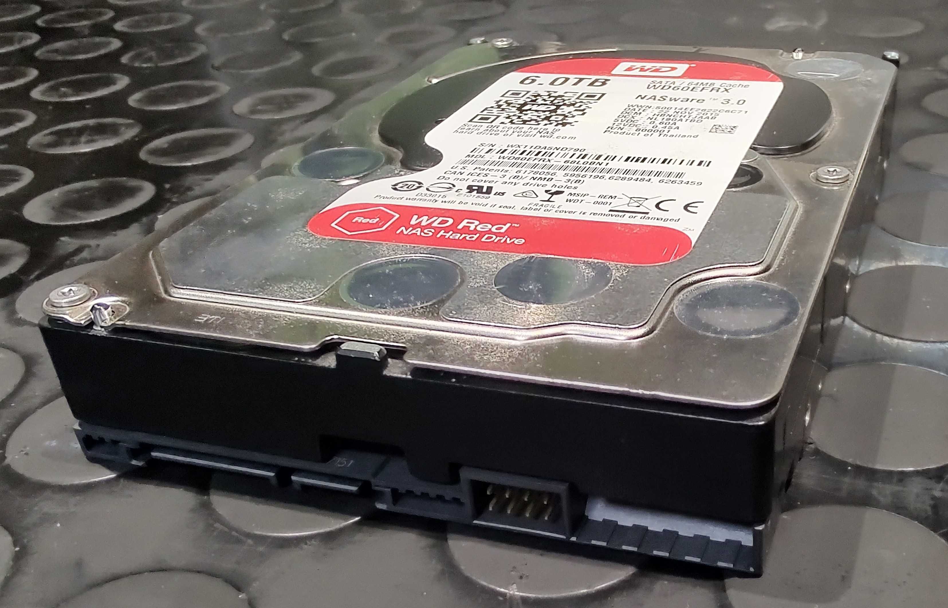 dysk SATA 3,5" WD Red 6TB WD60EFRX