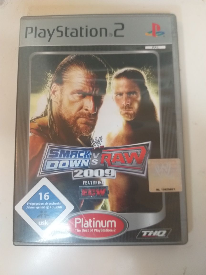 Gra Smackdown vs Raw 2009 PS2 na konsole Play Station ps2 bijatyka