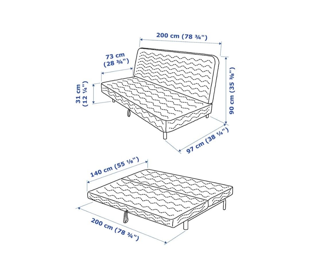 Sofá cama Ikea (modelo Nyhamn)