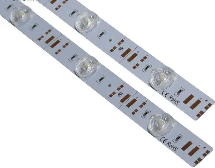 Светодиодная LED линейка 12v 3030 с линзой