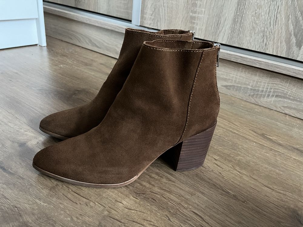 Steve Madden botki zamsz - roz 39