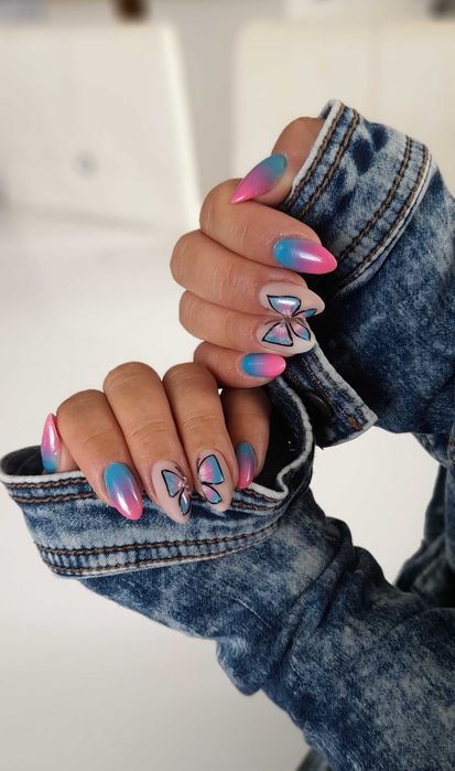Manicure hybrydowy paznokcie żelowe przedłużanie paznokci MANI U ANI