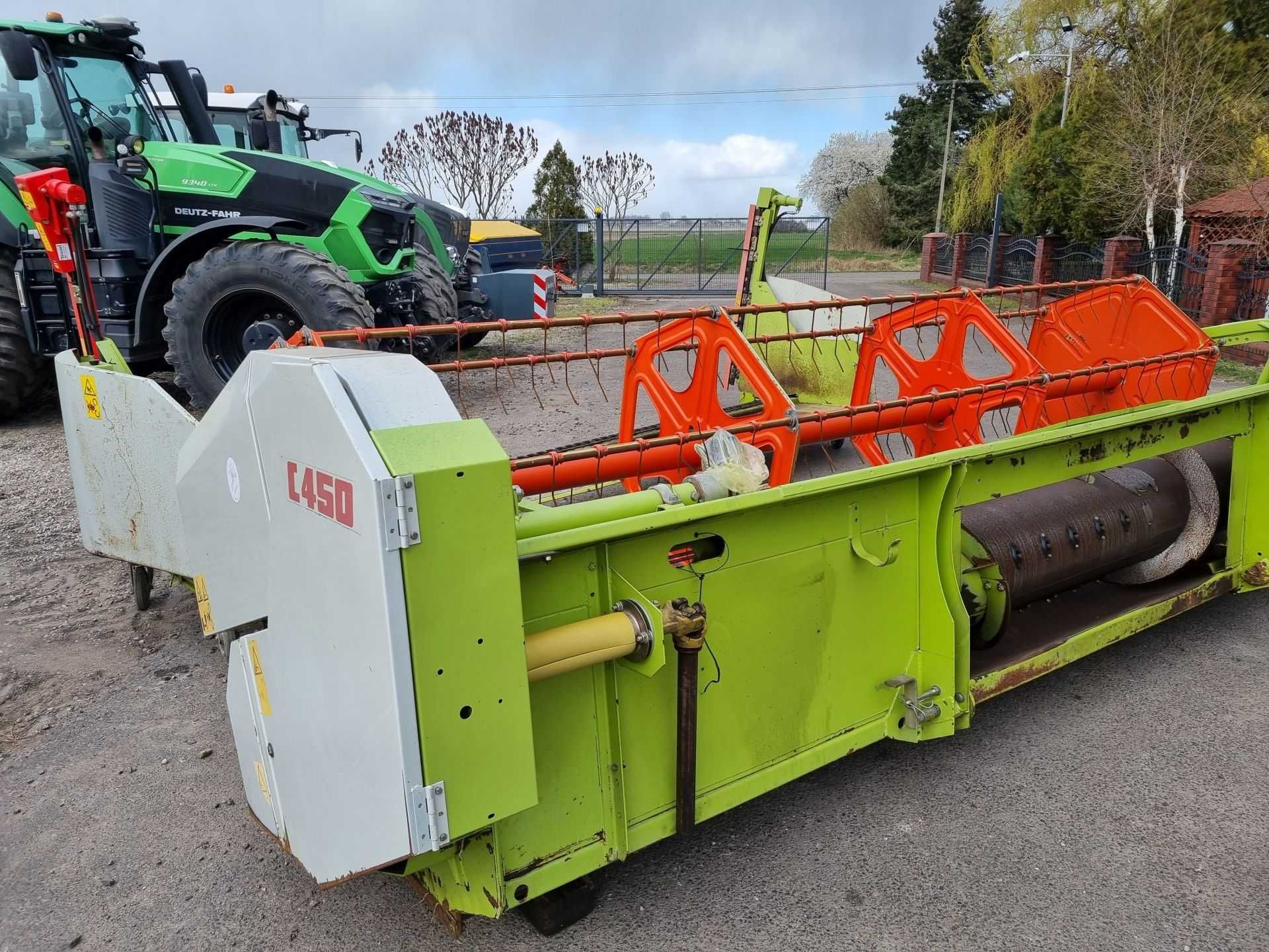 Kombajn Claas Dominator VX 88 heder C450 stół do rzepaku z Niemiec