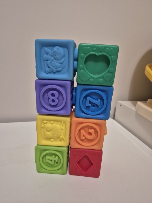 Miękkie sensoryczne klocki