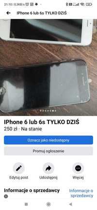 IPhone 6 lub 6s TYLKO DZIŚ