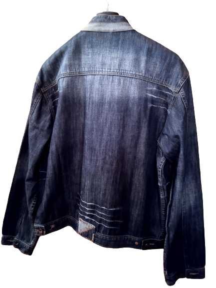 Куртка джинсова, бавовна, 3XL-4XL, Туреччина, чоловіча