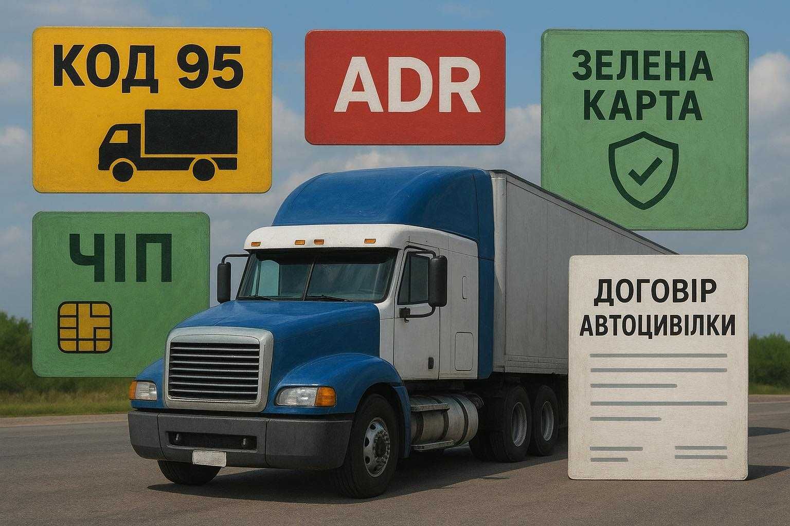 КОД 95 ЧІП карта зелена карта автоцивілка