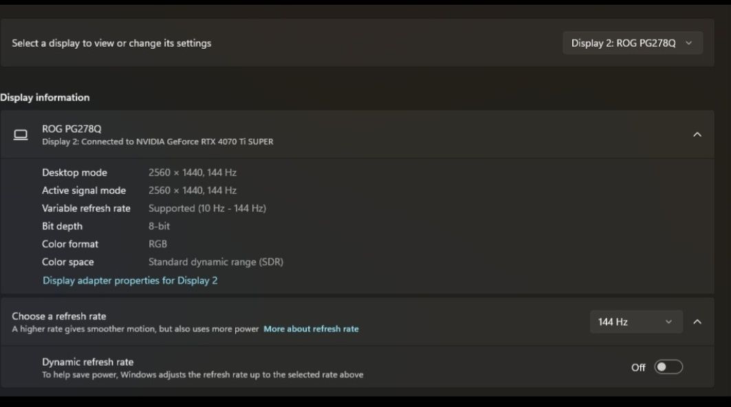 Monitor Gaming ASUS ROG PG278Q - 27' 1440p 144hz