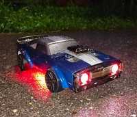 Profesjonalny Samochód Rc Retro Dodge Drift 1:14 4x4 Led 40Km/H NOWY!