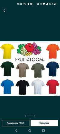 Fruit of the loom нові дитячі футболки футболка детская 10 лет/ р 140