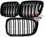 Grill Nerki BMW E46 -01 sedan kombi czarny połysk