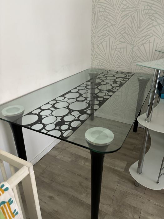 Mesa 1,40 x 0,80 vidro