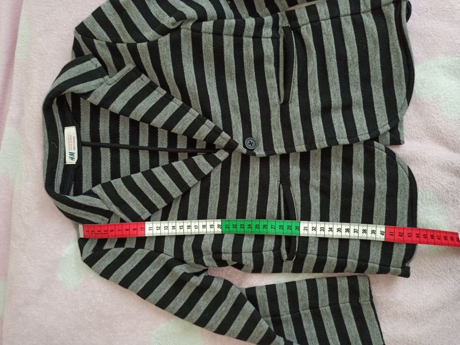 Marynarka w paski H&M r 110/116 (4-6 lat). Opaska gratis!