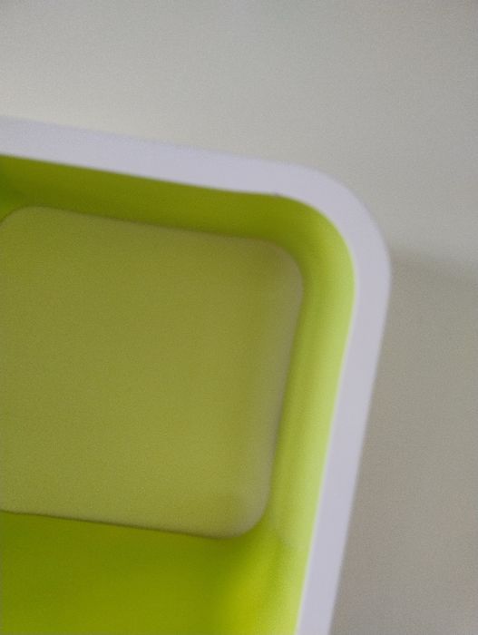 Szafki wiszące białe połysk kolorowe otwarte cube 4szt komplet