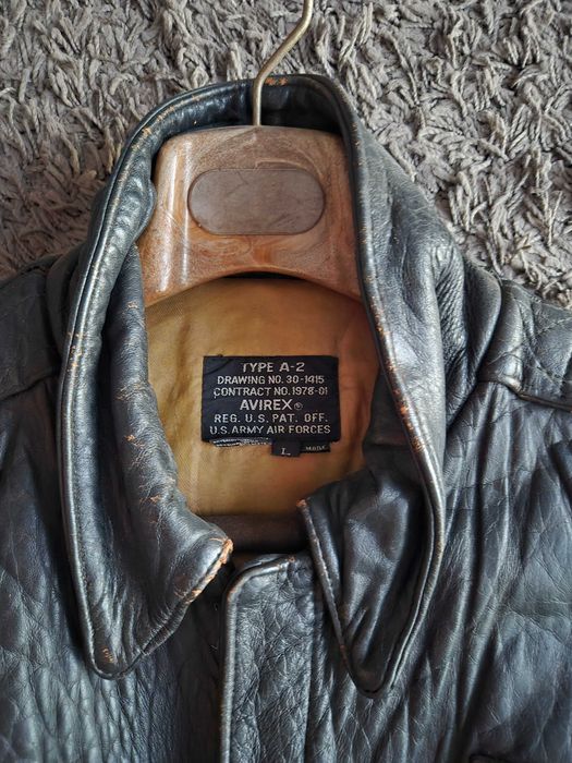Blusão Pele Genuína COURO U.S.A. AVIREX