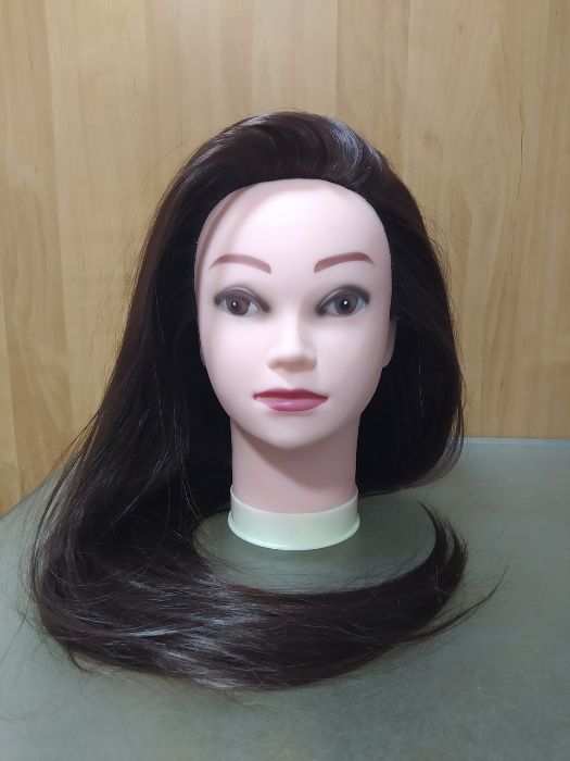 Манекен для зачісок, термо-болванка, голова учбова, маникен+ штатив