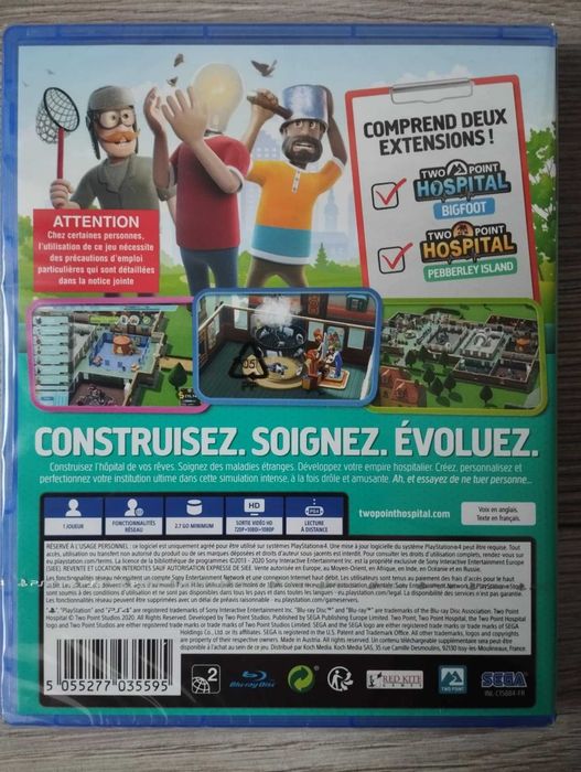 Nowa Gra Two Point Hospital Polska Wersja PS4/PS5 Playstation