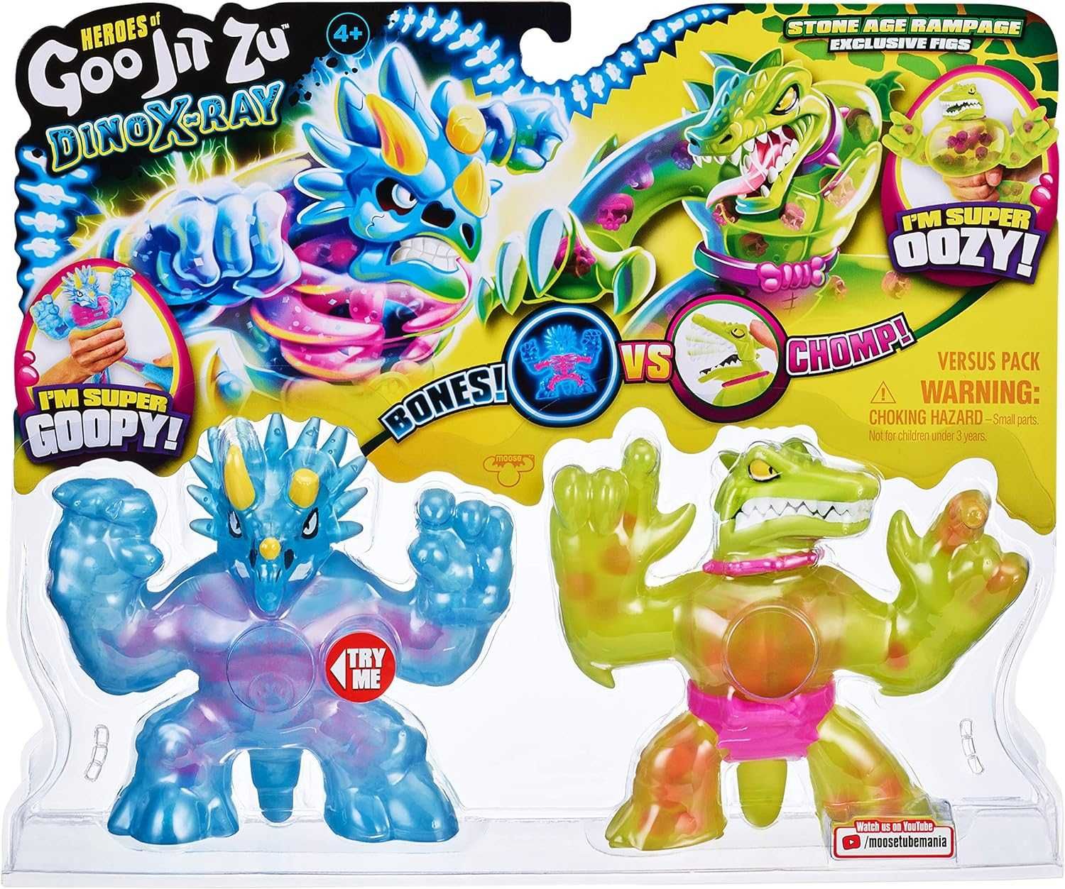Уцінка. Goo Jit Zu Dino X-Ray Tritops vs Shredz Тритопс Проти Шредза