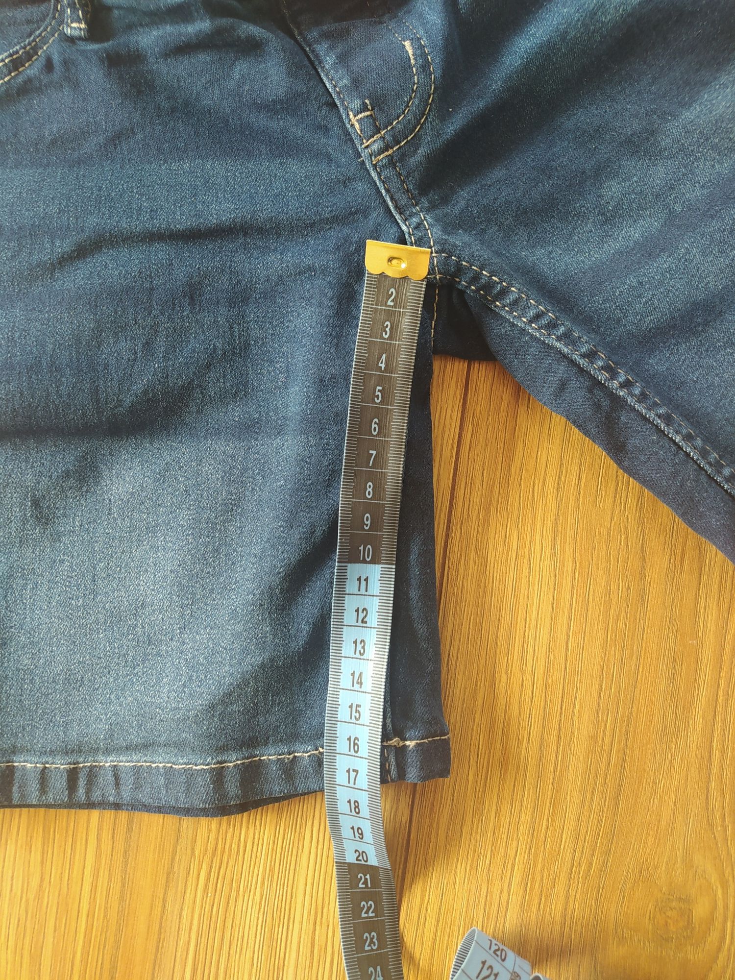 Spodenki spodnie ciążowe jeansowe S 36