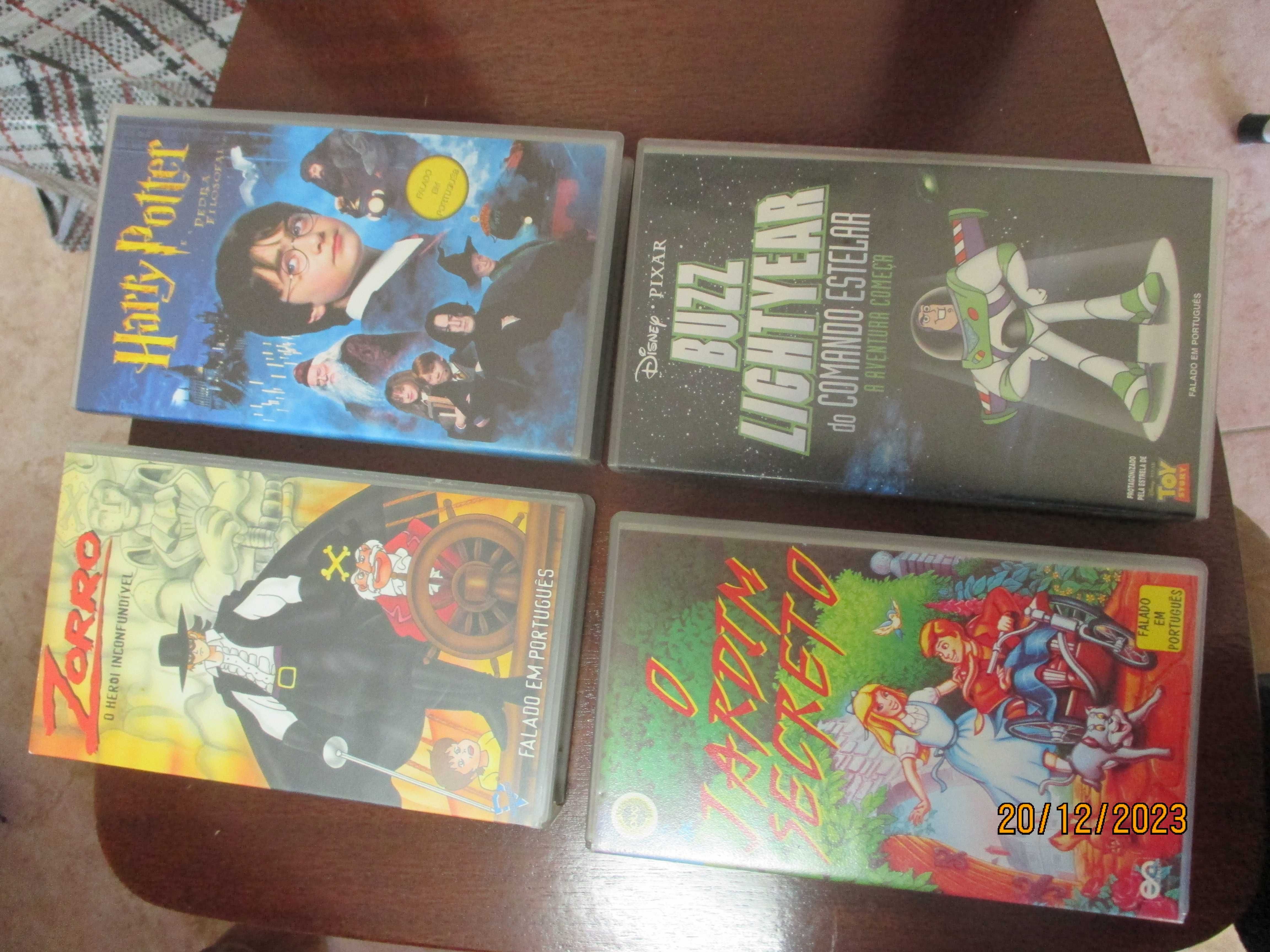 13 VHS de Desenhos animados