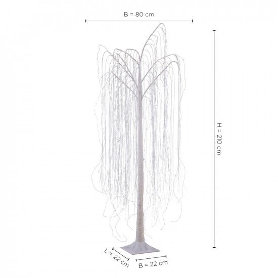 Wyprzedaż nowość lampa ogrodowa drzewko 340 Led 210 cm IP44 SALE