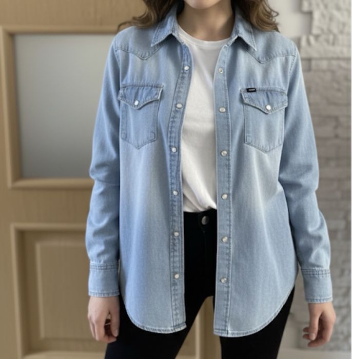 Koszula jeansowa damska Lee