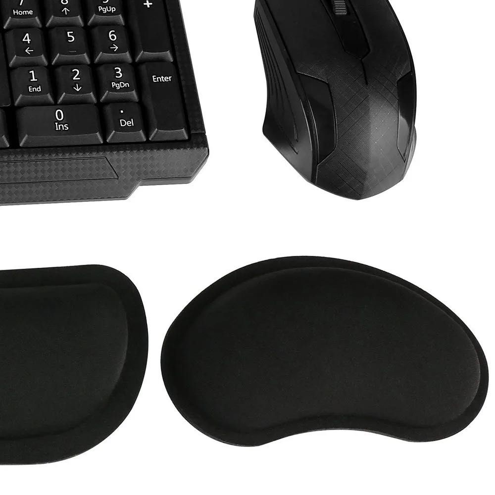 Mouse Pad Apoio Descanso Mão Rato Computador Portátil
