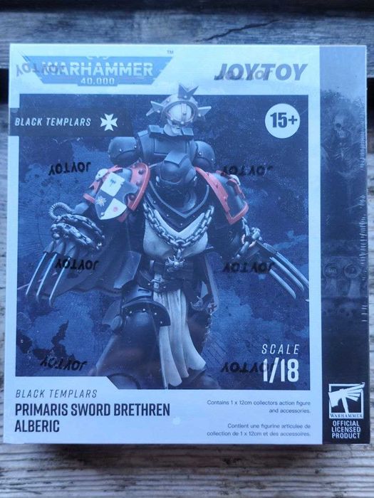 Коллекционная фигурка Joytoy Warhammer Black Templar Brother Alberic