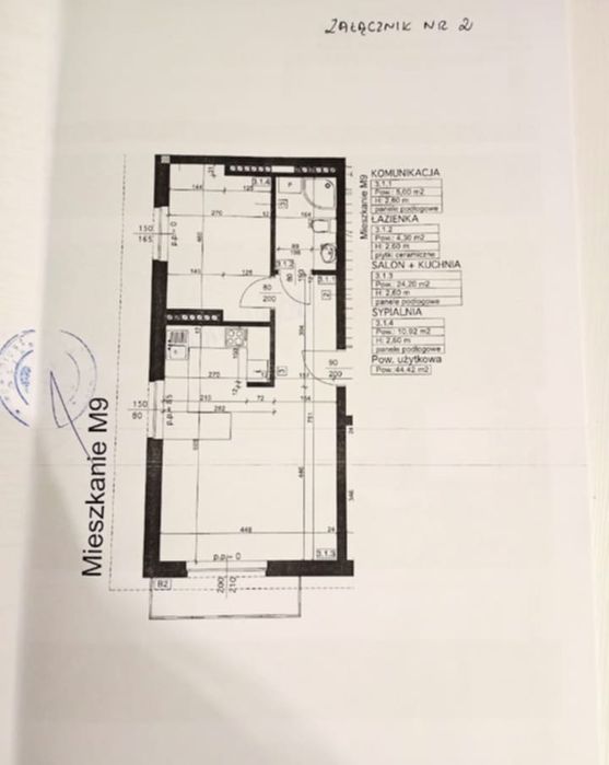 Mieszkanie 45m2 Działkowa