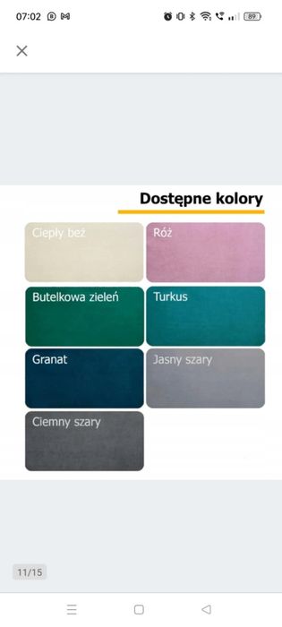 Pufa/podnóżek kolory do wyboru