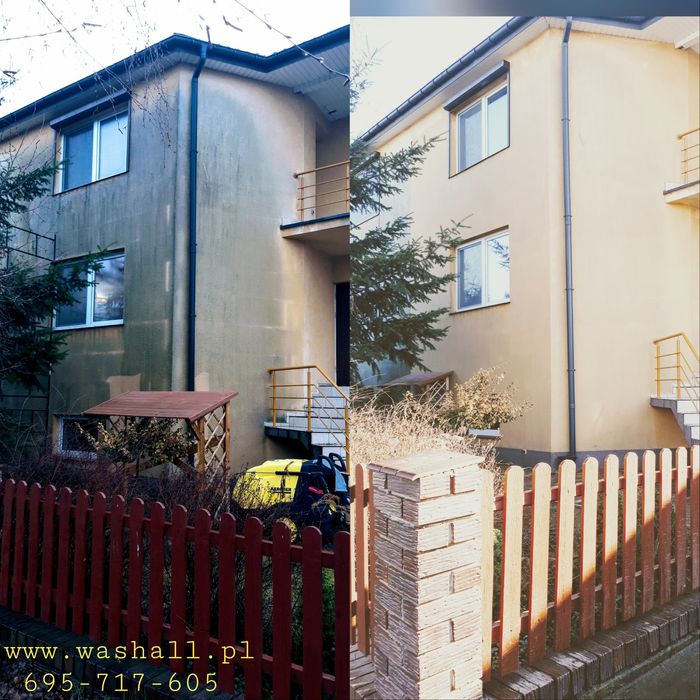 Mycie kostki brukowej elewacji dachów malowanie impregnac czyszczenie