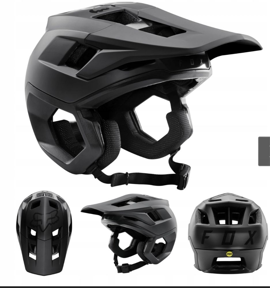 Kask rowerowy FOX Dropframe pro czarny r. XL