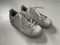 Buty Adidas stan smith sneakersy białe lakierki dziewczęce rozm. 29