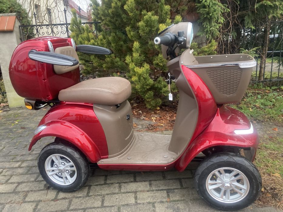 Wozek skuter elektryczny inwalidzki senior bateria litowo jonowa hit