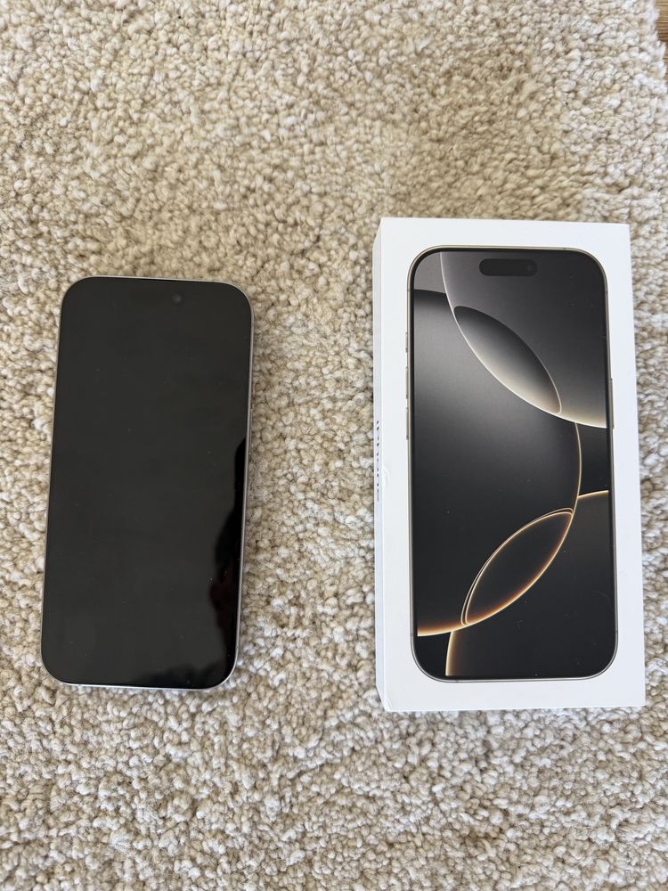 iPhone 16 Pro Titanio Natural 128 Go