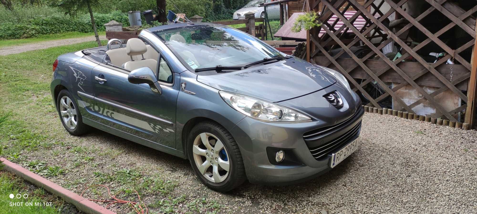 Peugeot 207CC po Lifcie w cabrio,-opłaty do 2026r.