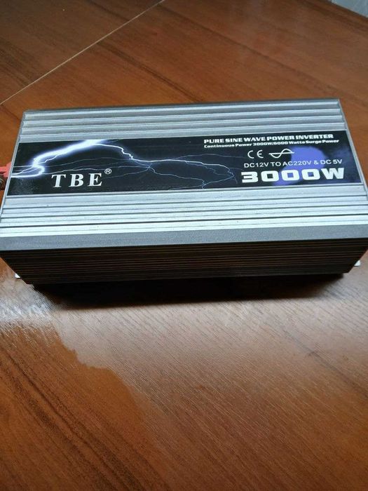 Инвертор напряжения 12-220В, 3000W-6000W, чистый синус TBE, Не рабочий
