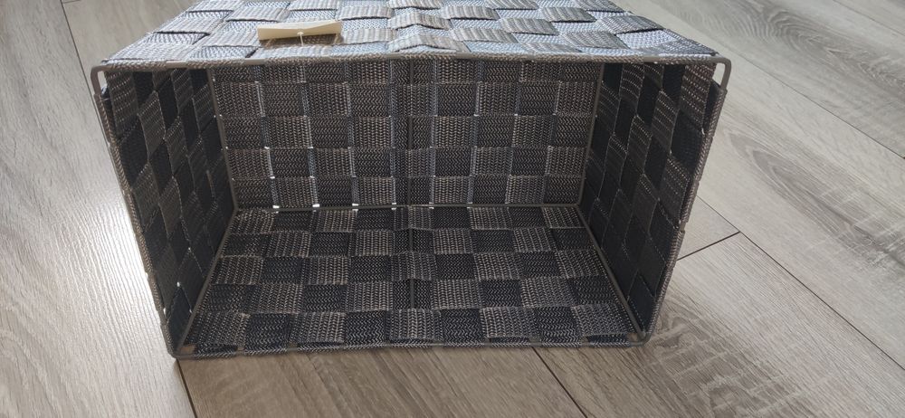 Koszyk organizer szary nowy