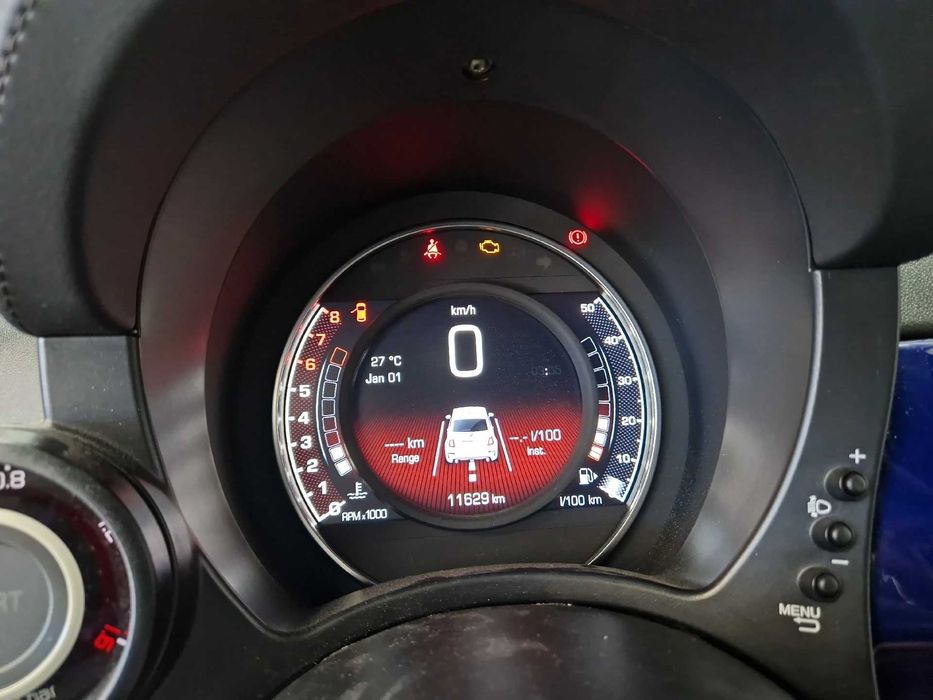 Quadrante Abarth 695 - TFT - conta Kms