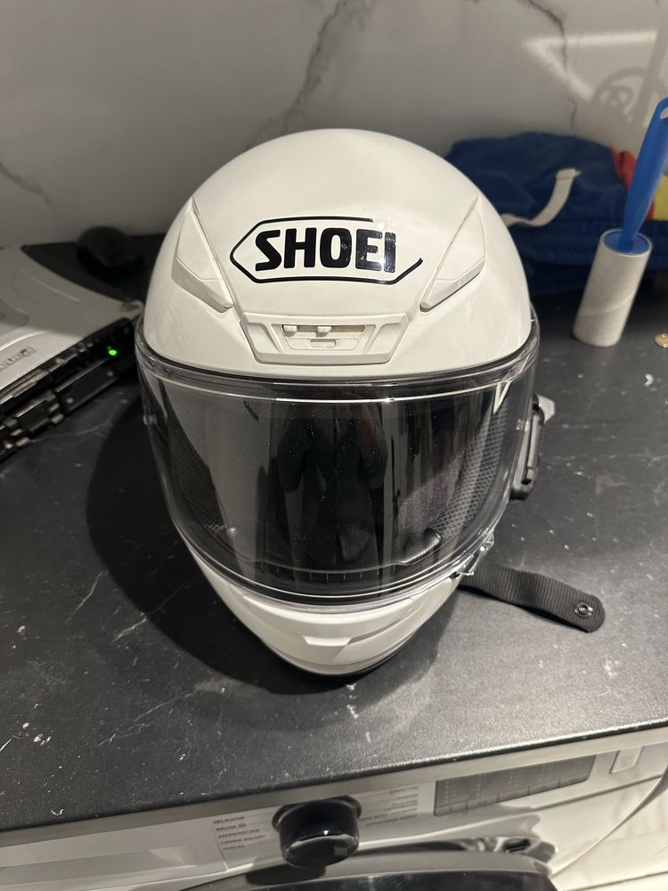Kask motocyklowy Shoei NXR rozmiar S + interkom Cardo
