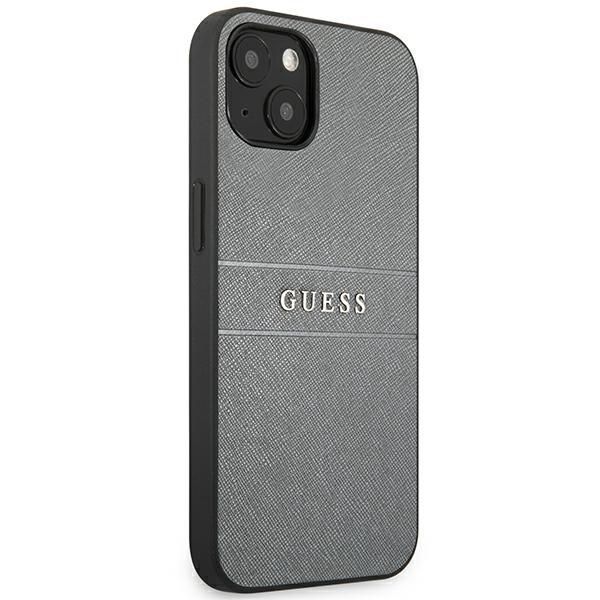 Guess Guhcp13Spsasbgr Iphone 13 Mini 5,4" Szary/Grey Saffiano Strap