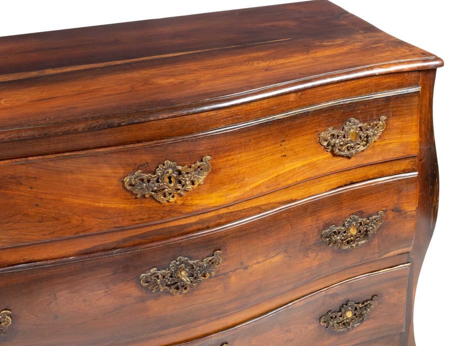 Cómoda Gavetas Rara Pau Santo D . José, Século XVIII