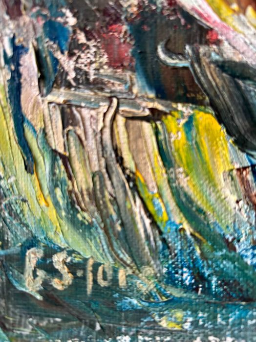 Obraz olejny na płótnie, 40x48,5 - wyprzedaż kolekcji prac Forsa