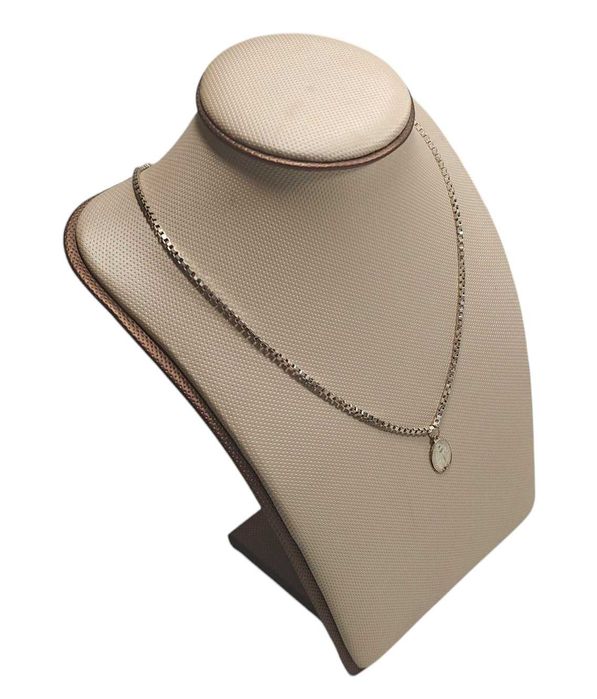 Srebrny łańcuszek z medalikiem 11,28G