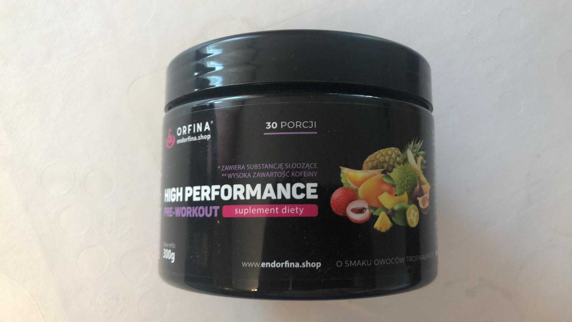 Przedtreningówka High performance Pre-Workout 300g