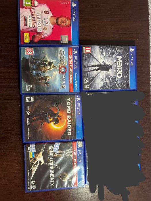 Диски  PS4 новые